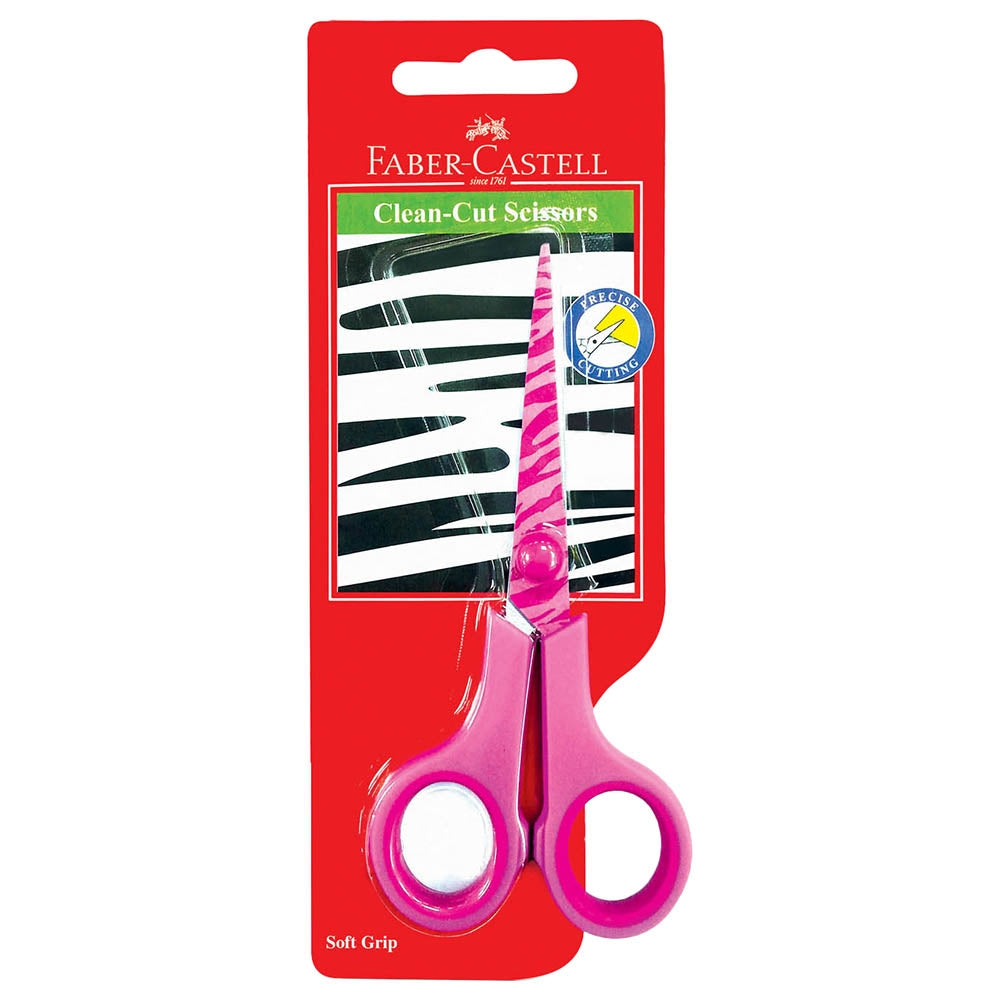 Scissor - Clean Cut - Pink - Faber Castell