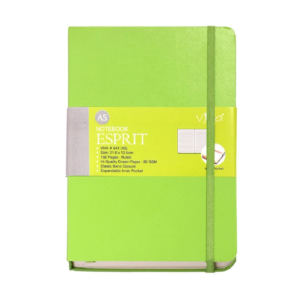 Note Book - A5 - Viva - Esprit - Green -MX-V-641