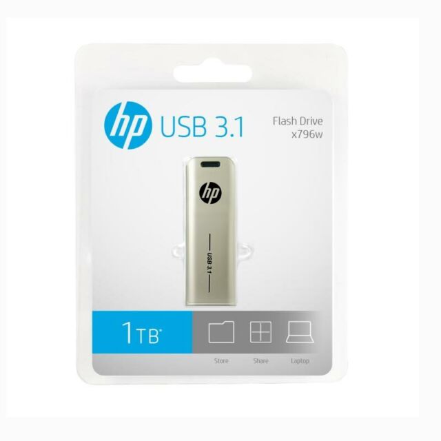 Flash Drive - 32GB - HP - Metal - x796w - 3.1