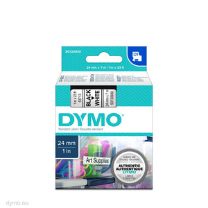 Tape - Dymo - 24mmX7m - Black - White