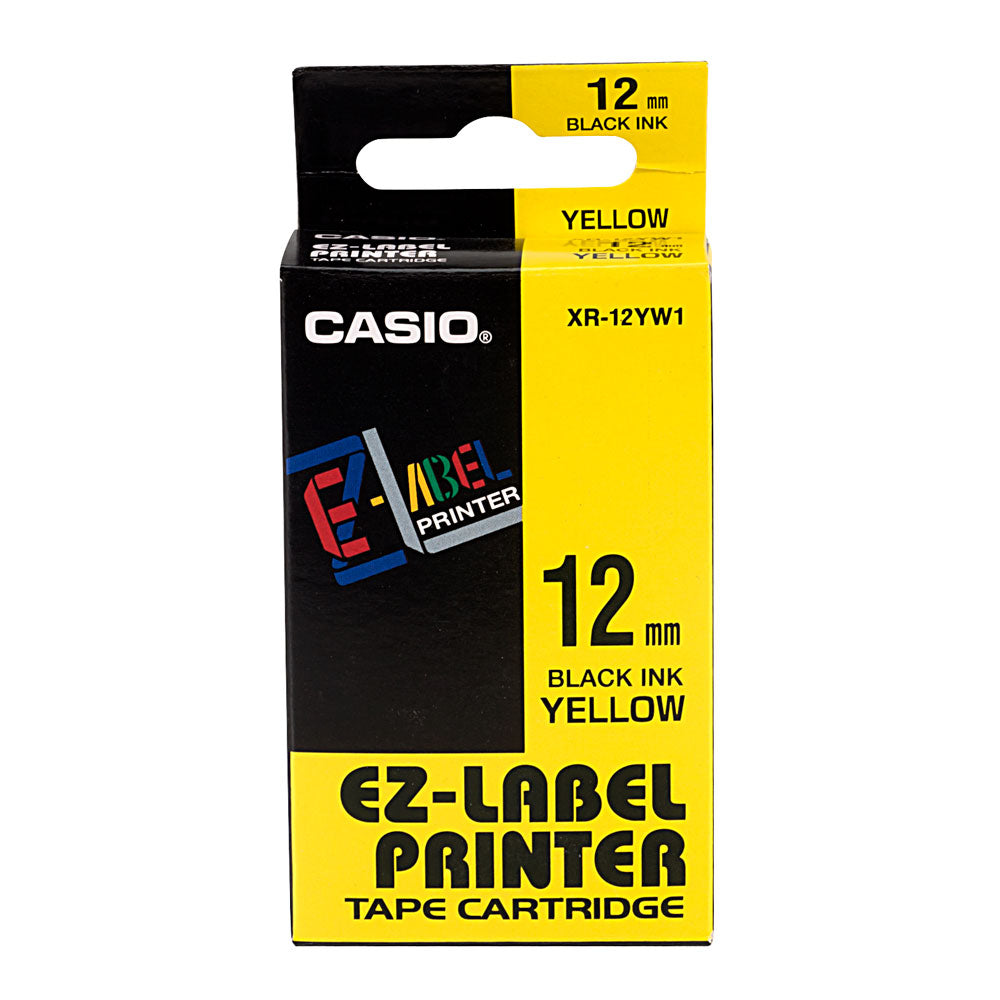 Tape - Casio - 12mm - BYZ-12YW - Black/Yellow