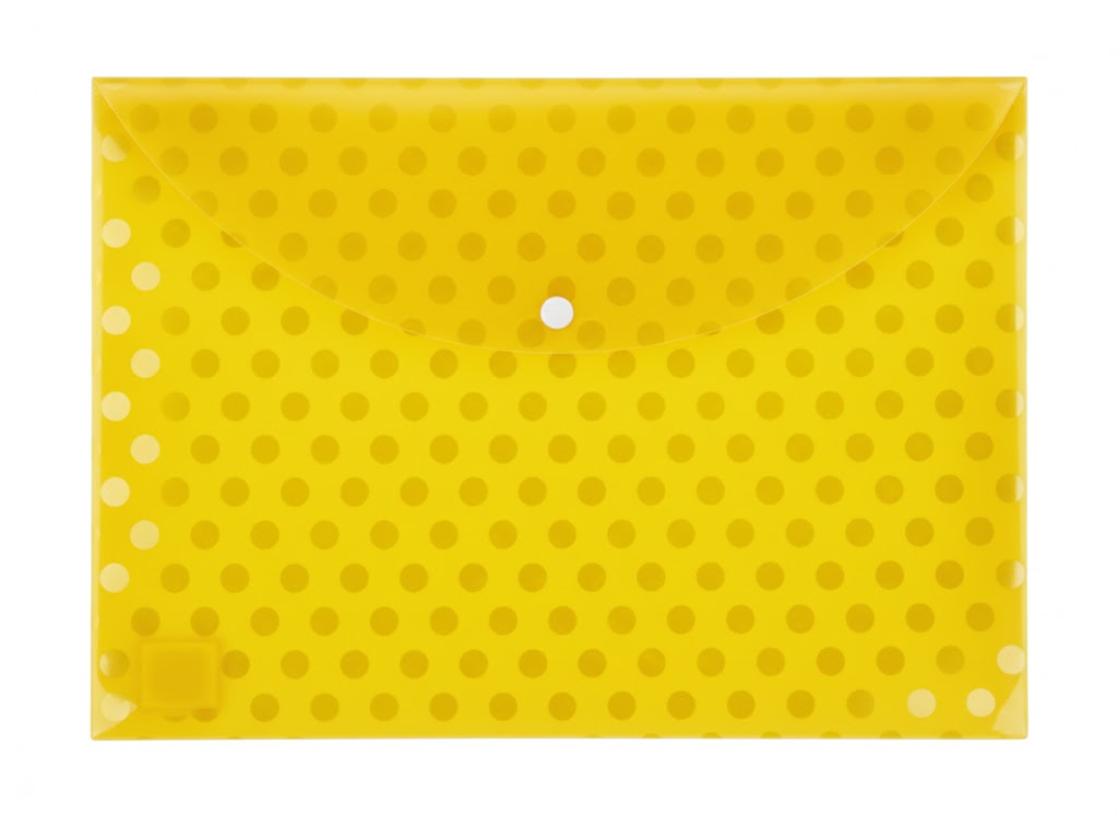 My Clear Bag - A4 - Clipp - Yellow - CP-FT10018