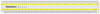 Ruler - 12'' - Isomars - Plastic - Broad - Art#Y12