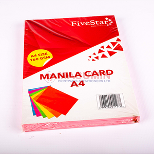 Manila - A4 - Pink - 160gms - Masuminprintways