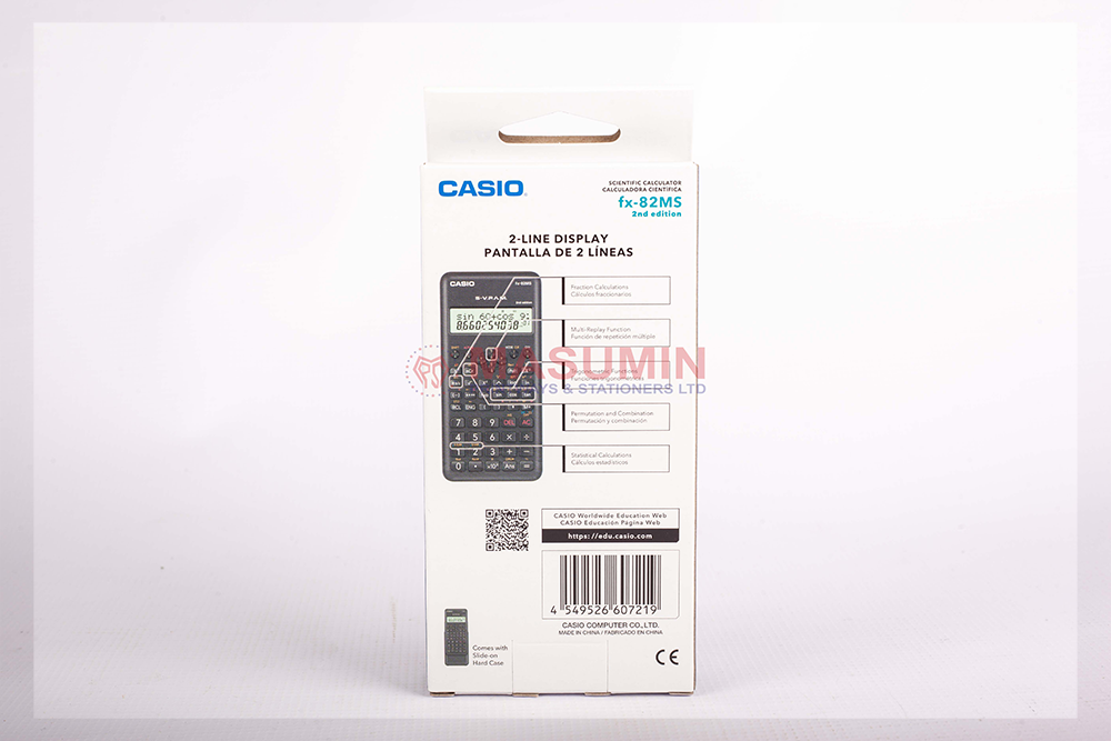 Calculator - Casio - Scientific - FX-82MS - Masuminprintways
