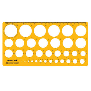 Stencil - Drawing - Circle - Isomars -Art#ISCOI-35