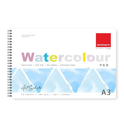 Pad - Water Colour - Isomars - A3 - Art#WCPAS-A3