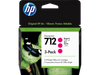 Cartridge - HP - 712 - Magenta - (3 Pack) - 3ED78A