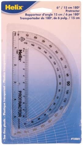 Protractor - 6'' - Semi Circular - Isomars - 15cm