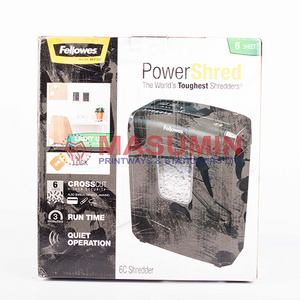 Shredder - Fellowes - 6C - Cross  Cut - Masuminprintways