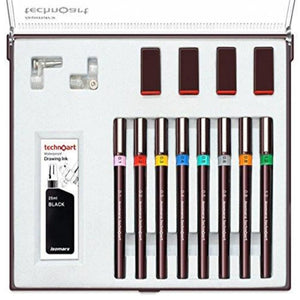 Drawing Pen - 9 Pens Set - Technoart – Isomars