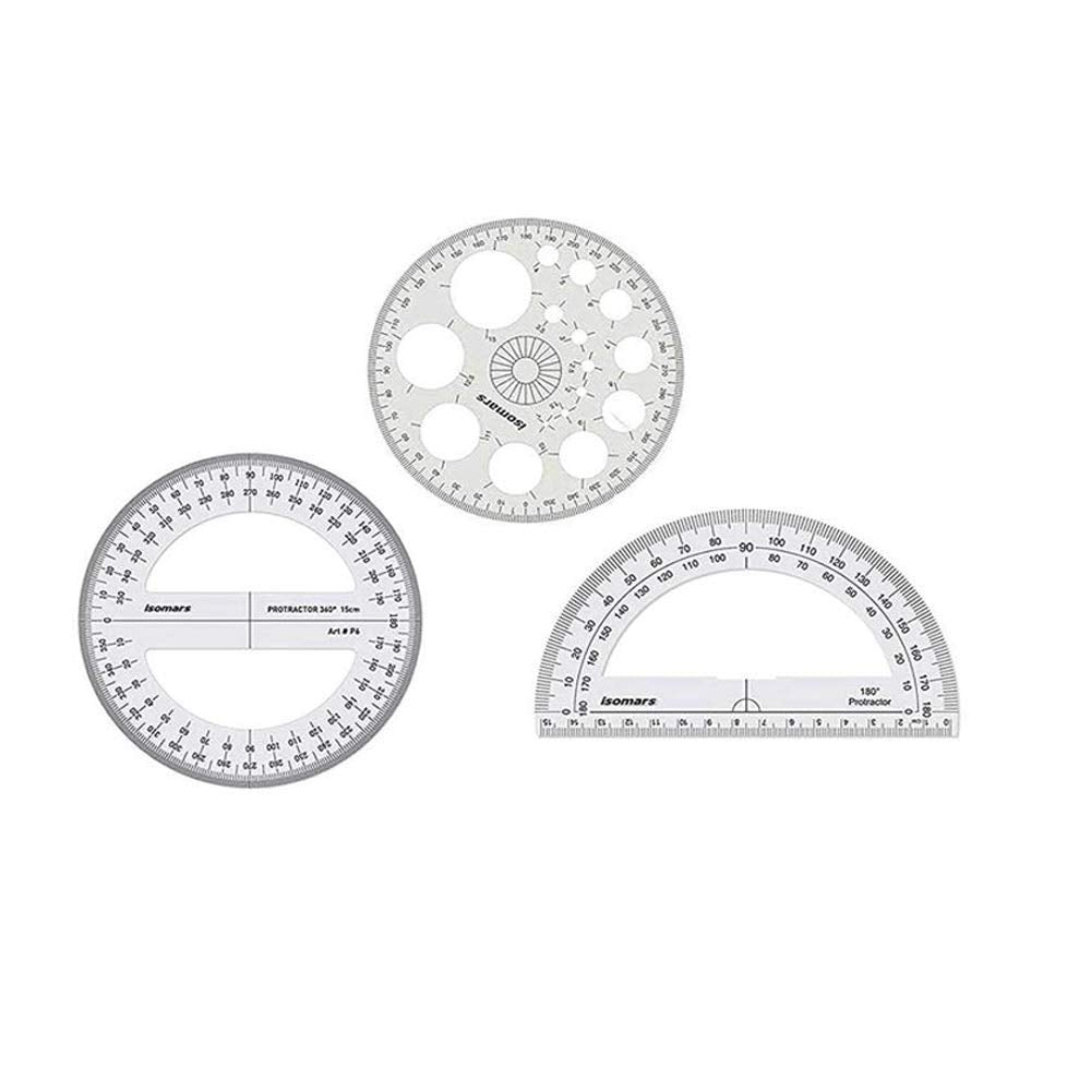 Protractor - 5.5" - Pro Circle - Isomars - 13cm