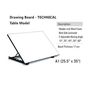 Drawing Table - A1 - isomars - with standArt#DTS01