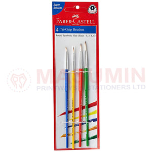 Paint Brush - 4pcs - Faber-Castell - Round -116401