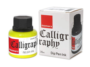 Calligraphy Ink - Lemon Yellow - Isomars - 35ml