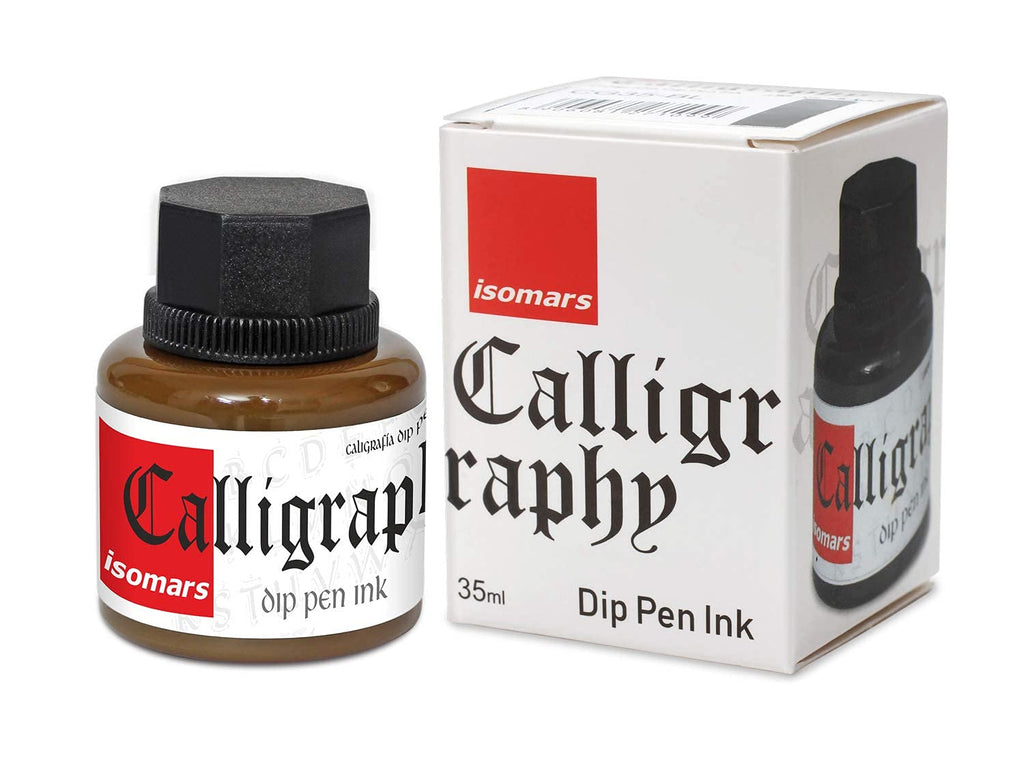 Calligraphy Ink - Brown - Isomars - 35ml