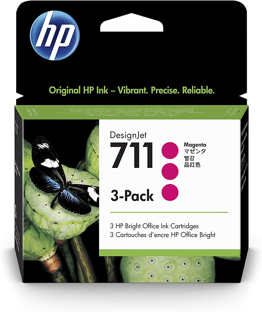 Cartridge - HP - 711 - Magenta - (3 Pack) -CZ-135A