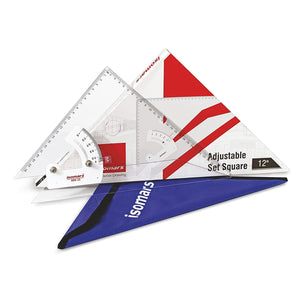 Protractor - 30cm - Set Square - Isomars
