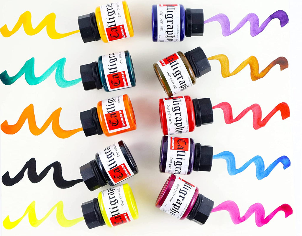 Calligraphy Ink - Yellow - Isomars - 35ml