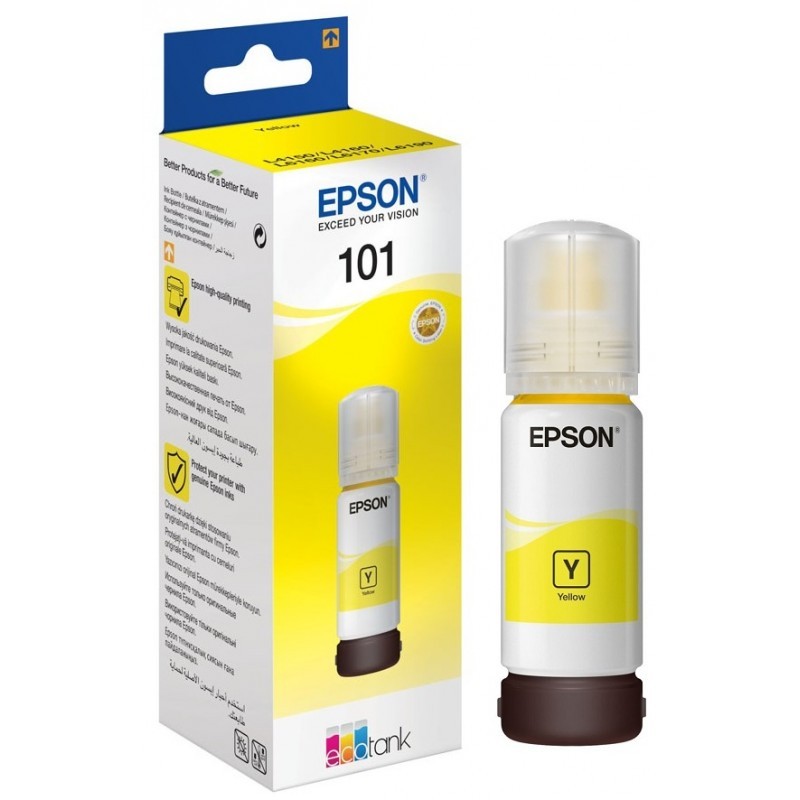 Ink - Bottle - Epson - Yellow - 101