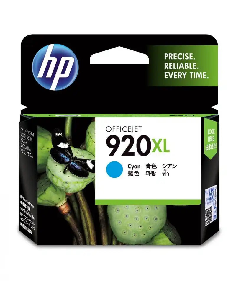 Cartridge - HP - 920XL - Cyan - CD-972A