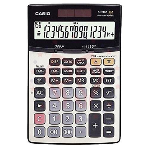 Calculator - Casio - DJ-240D - Plus - 14 Digit