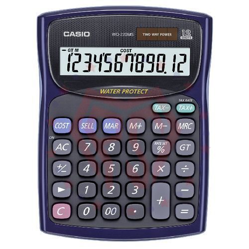 Calculator - Casio - WM-220MS-WE - 12 Digit
