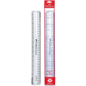 Ruler - 12'' - Faber Castell - Plastic - 173001