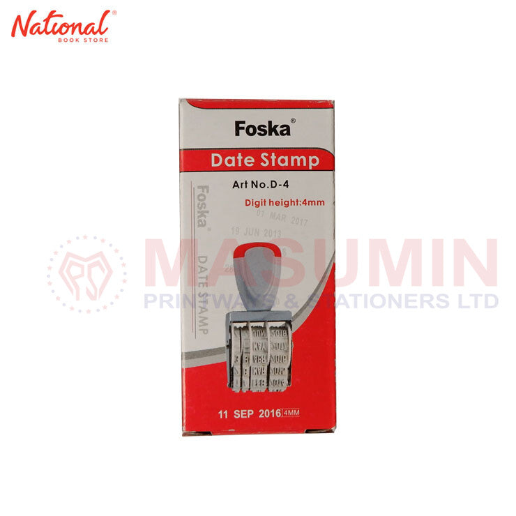 Date Stamp - Foska - D-4 - 4mm