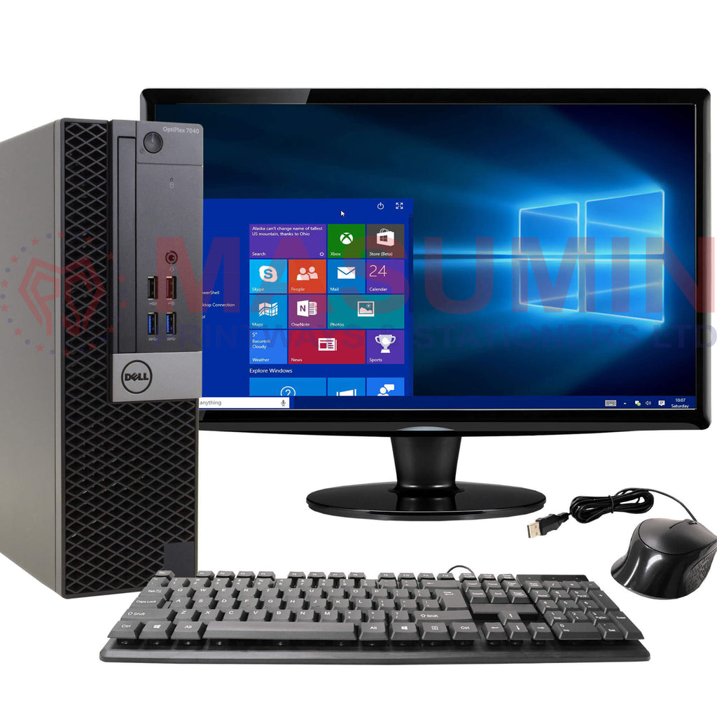 Desktop - Dell - I7 - 32GB - 2TB - Win10 - 19''