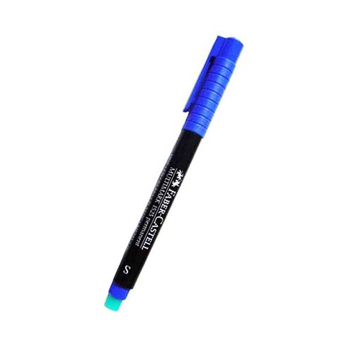 Marker - CD - Permanent - Blue  - Faber Castell