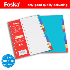 Divider - Manila - 1-10 - Foska - HF290-10C - A4