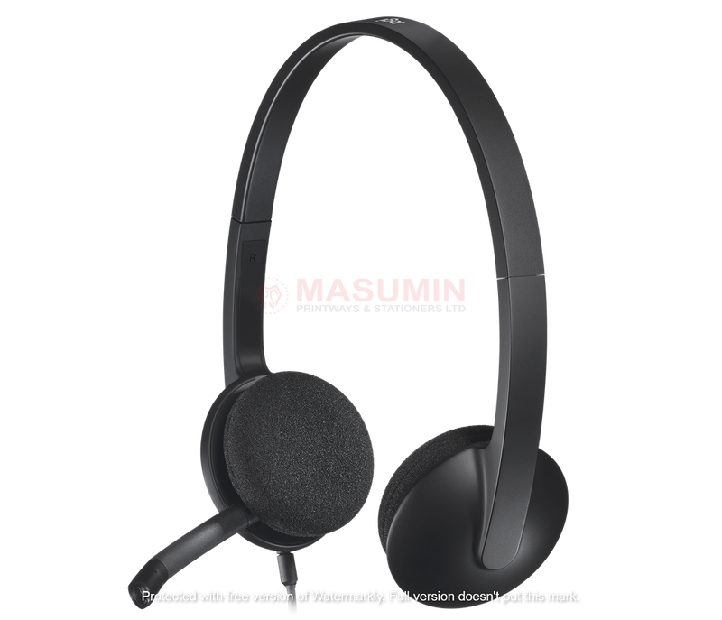 Headset Logitech H340 USB Masuminprintways Store