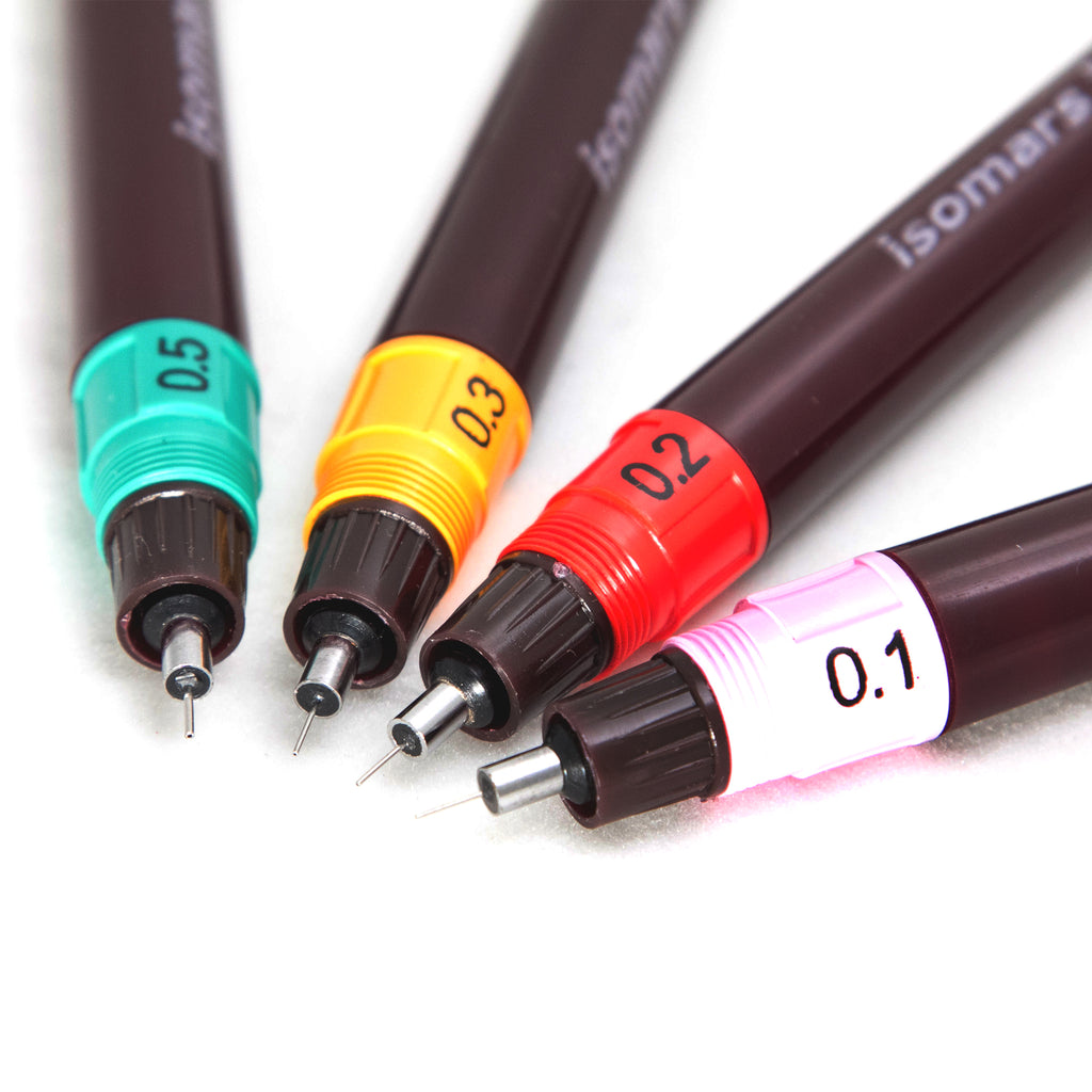 Drawing Pen - 4 Pens Set - Technoart - Isomars