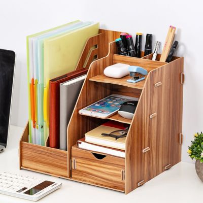 Desk Organizer - Foska - Wooden - ZM2004