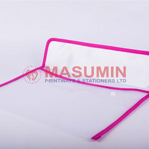 Document Wallet - Transparent - With 2 Button