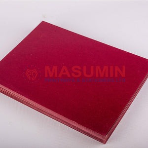 Manila A4 embossed board maroon