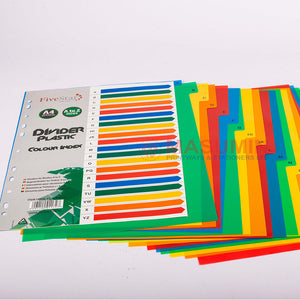 Divider - Plastic - A-Z - MultiColor - FS-D-P-AZ-C