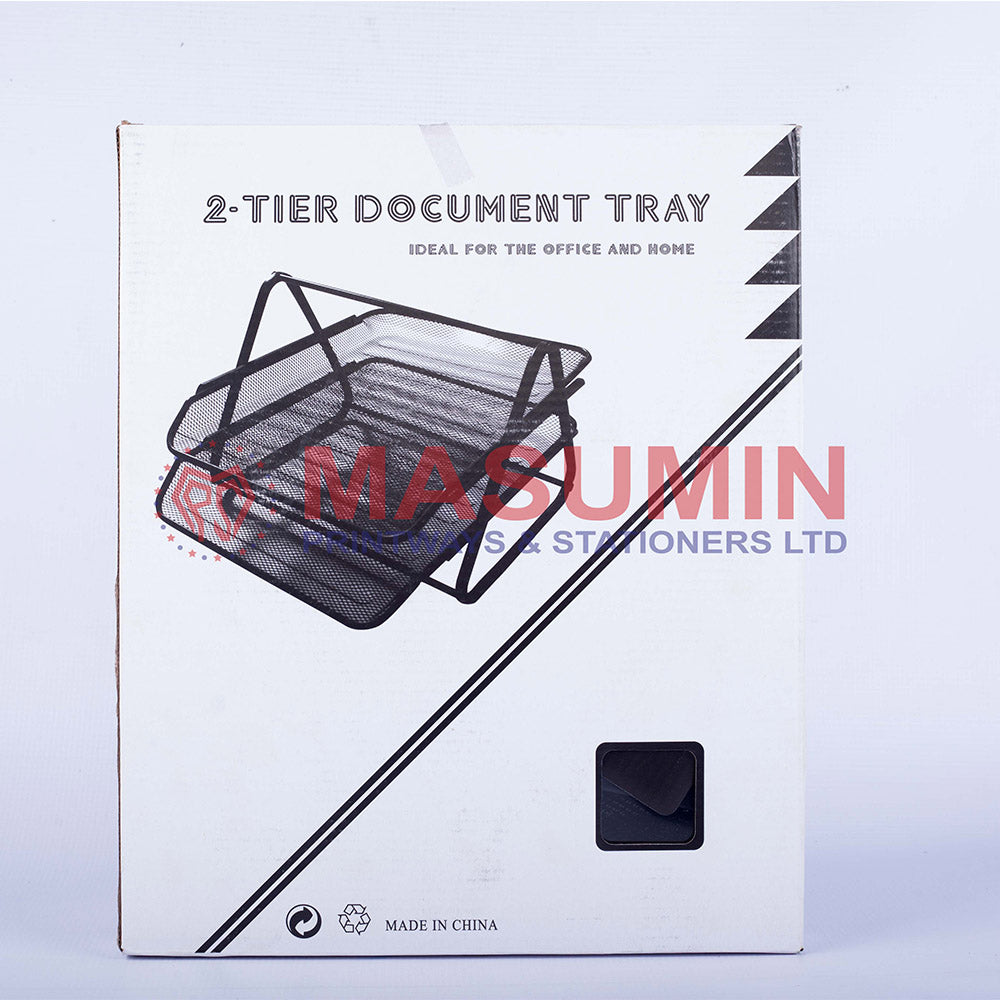 Tray - 2 Tier - Metal - Mesh
