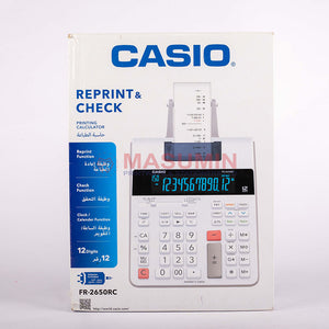 Calculator - Casio - Printing - FR-2650R- 12 Digit