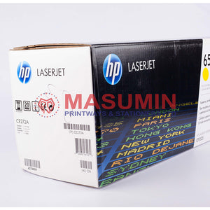 Toner - HP - 650A - Yellow - CE-272A