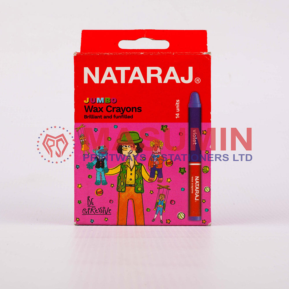 Crayon - Nataraj - Jumbo - 14 Color (90mm)