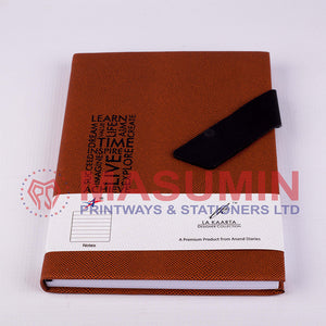Notebook - A5 - Cross-0324 - w/ button