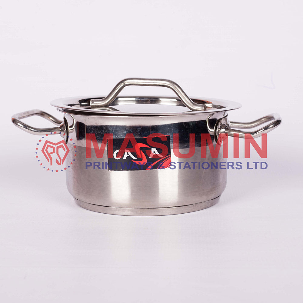 Pot - Steelo Stock - With Lid - Casa - CA-SSPS-18