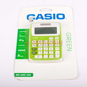 Calculator - Casio - MS-6NC-GN - 8 Digit