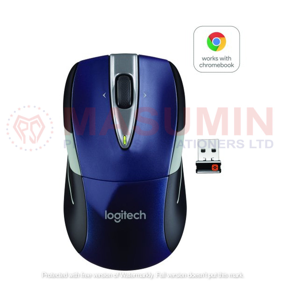 Mouse - Logitech - Wireless - M525 - Blue