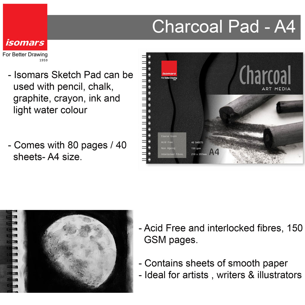 Charcoal Stick - Isomars -  Willow - Art#CH41