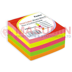Post It - 3x3 - Neon - Foska - G3030-1 -  Color