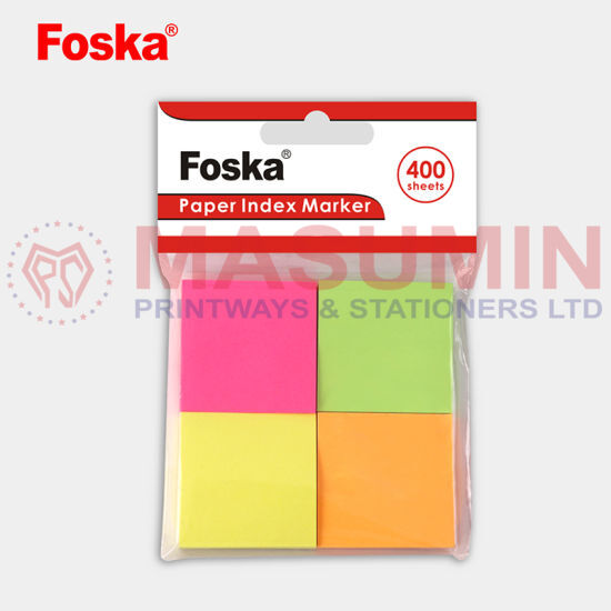 Post It - 3x3 - Thick - Foska - Neon - G3343
