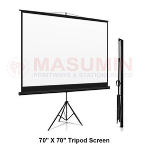 Projector Screen - 70x70 - Tripod